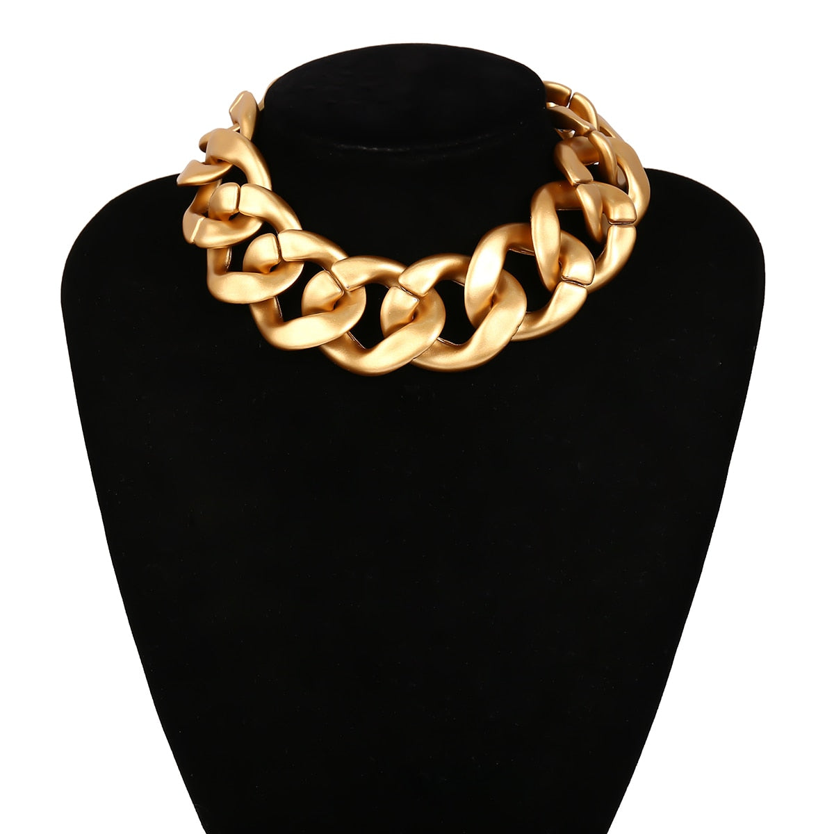 CCB Material Exaggerated Big Choker Necklace Collar for Women Hiphop Chunky Chain Necklace - MERGE.DAY.1.FREESTYLE