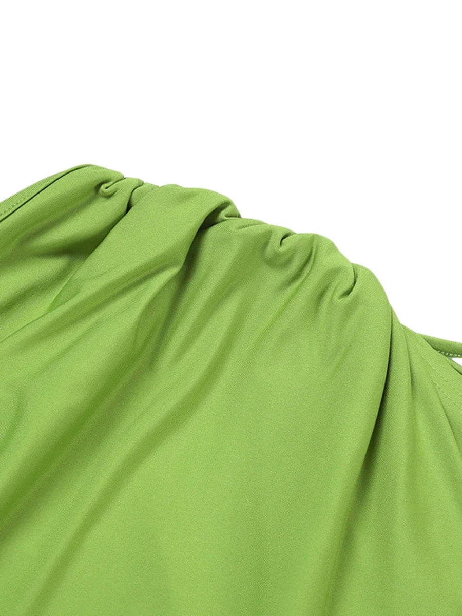 Summer Beach Casual Sexy Hollow Backless Tie Up Slip Dress - MERGE.DAY.1.FREESTYLE