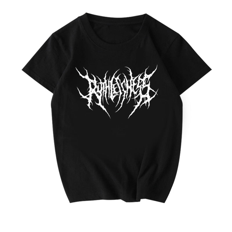 Women's t-shirts Oversized Tshirt Tops harajuku vintage aesthetic gothic graphic punk clothes - MERGE.DAY.1.FREESTYLE