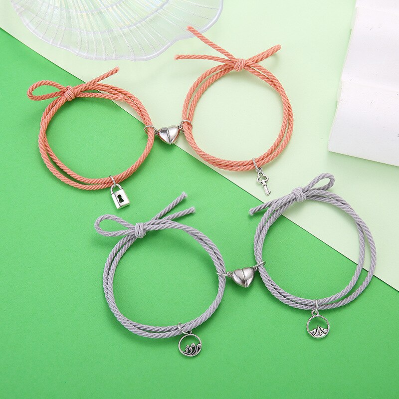 Magnet Paired Couple Bracelet For Lovers Distance Bracelet For Women Men - MERGE.DAY.1.FREESTYLE