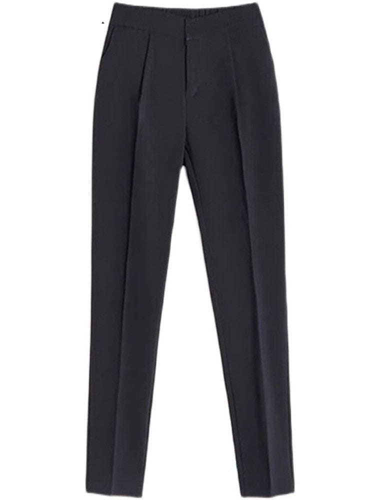 Slim Women Suit Pants Spring Summer High Waist Ladies Pencil Pants - MERGE.DAY.1.FREESTYLE