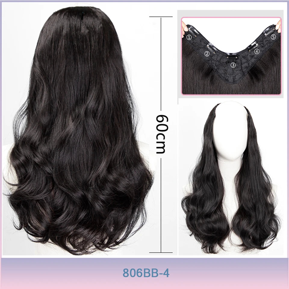 AOSI Part Synthetic Clip In Hair Extension Long Thick Curly Natural Blonde Flase Hair Hairpieces For Women Heat Resistant - MERGE.DAY.1.FREESTYLE