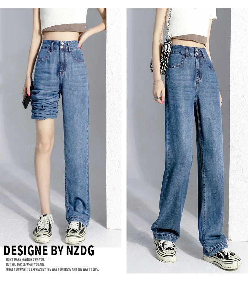 High Street Mopping Trousers Loose Straight Pants - MERGE.DAY.1.FREESTYLE