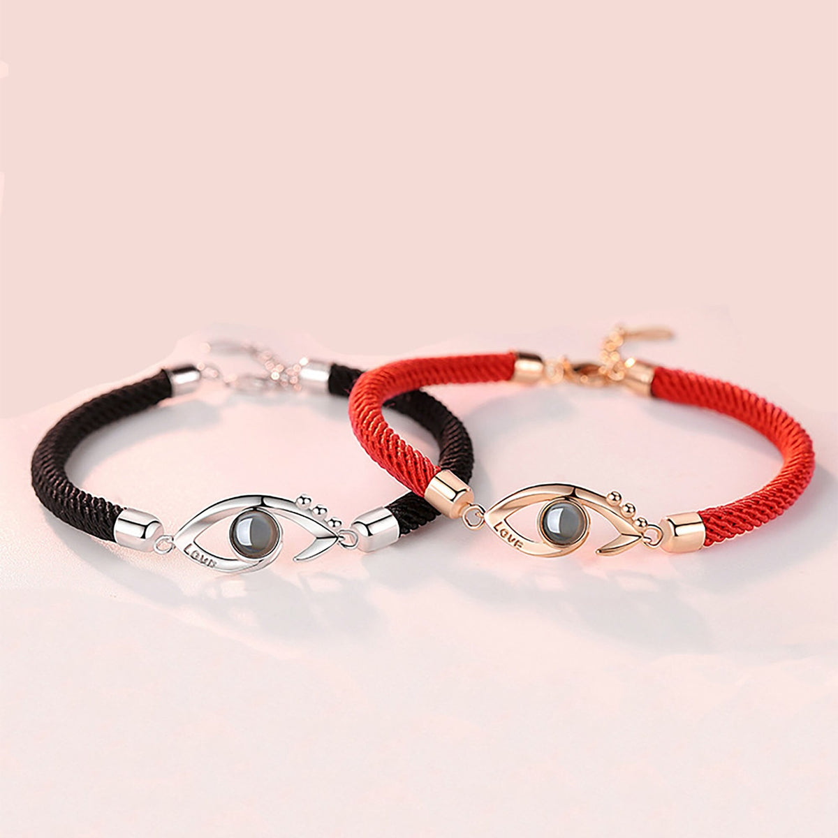 Customizable Photo EyesCircle Photo Bracelet Personalized Custom Photo Couple Bracelet - MERGE.DAY.1.FREESTYLE