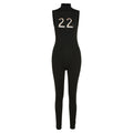 Women Tracksuit Slim Elastic High Print Figure Zipper Jumpsuit Y2K Sports - MERGE.DAY.1.FREESTYLE