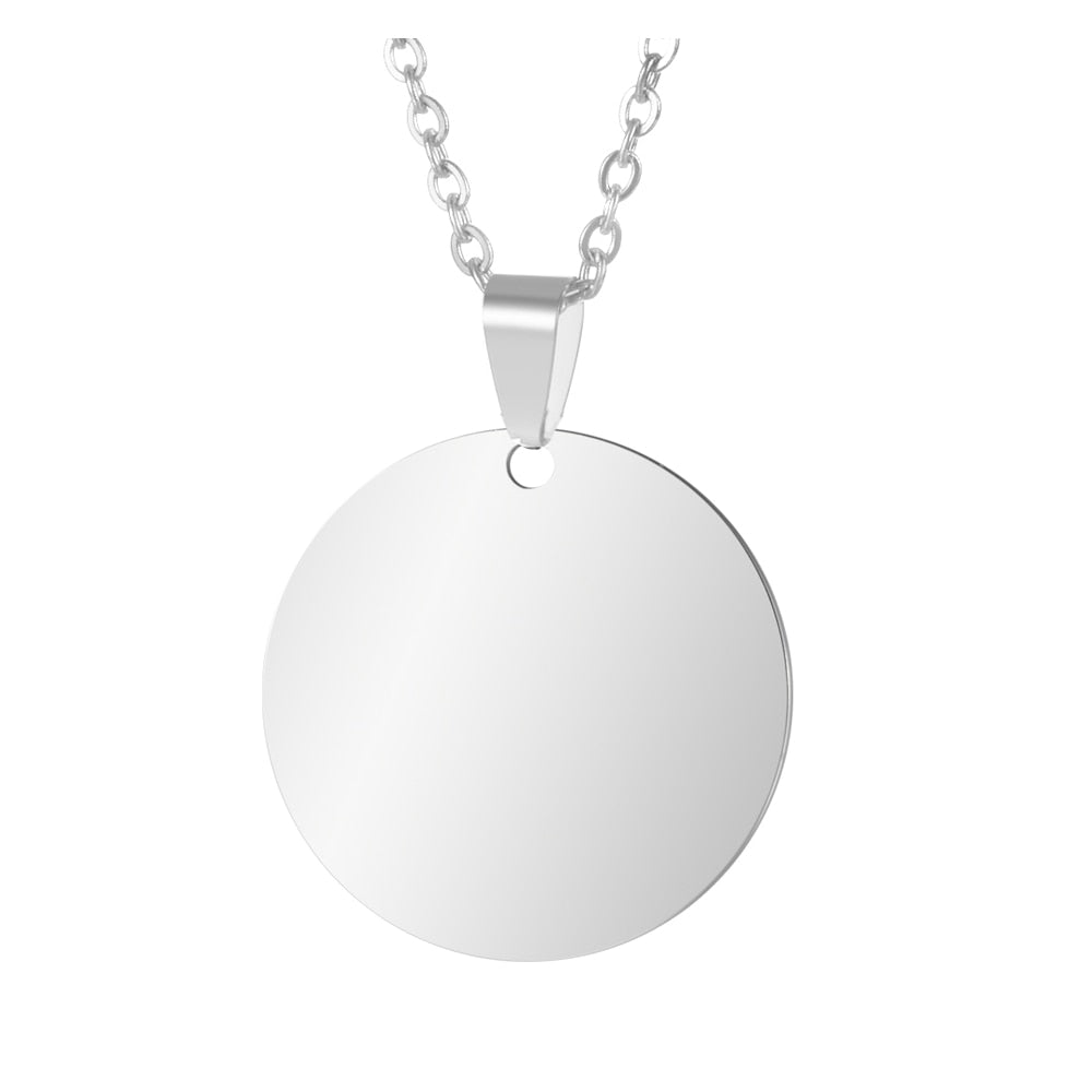 Custom Engraved Picture Photos Name Love Necklace for Women Heart Pendant - MERGE.DAY.1.FREESTYLE