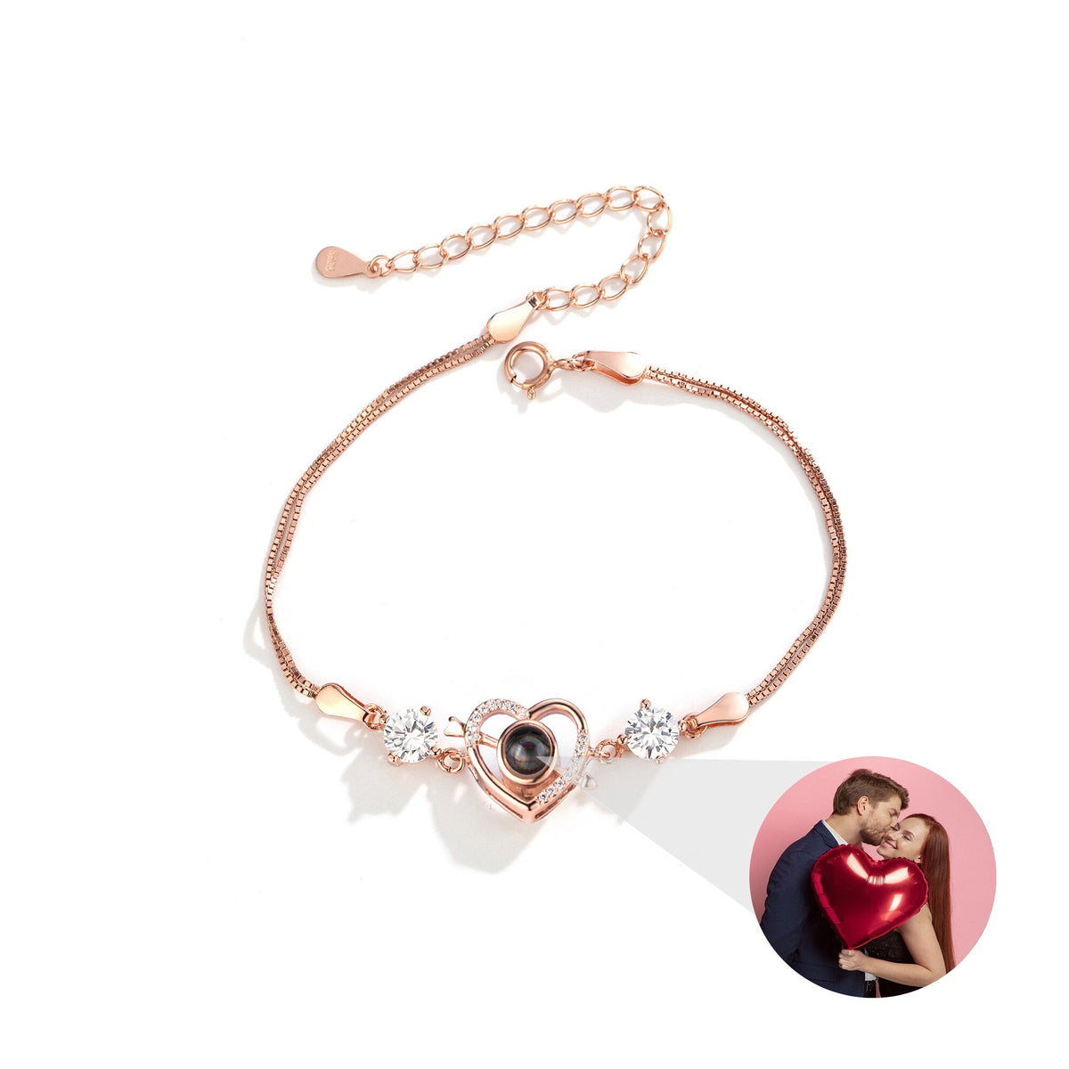 Customized photo Cupid love projection bracelet Personalized Memorial Bracelets - MERGE.DAY.1.FREESTYLE