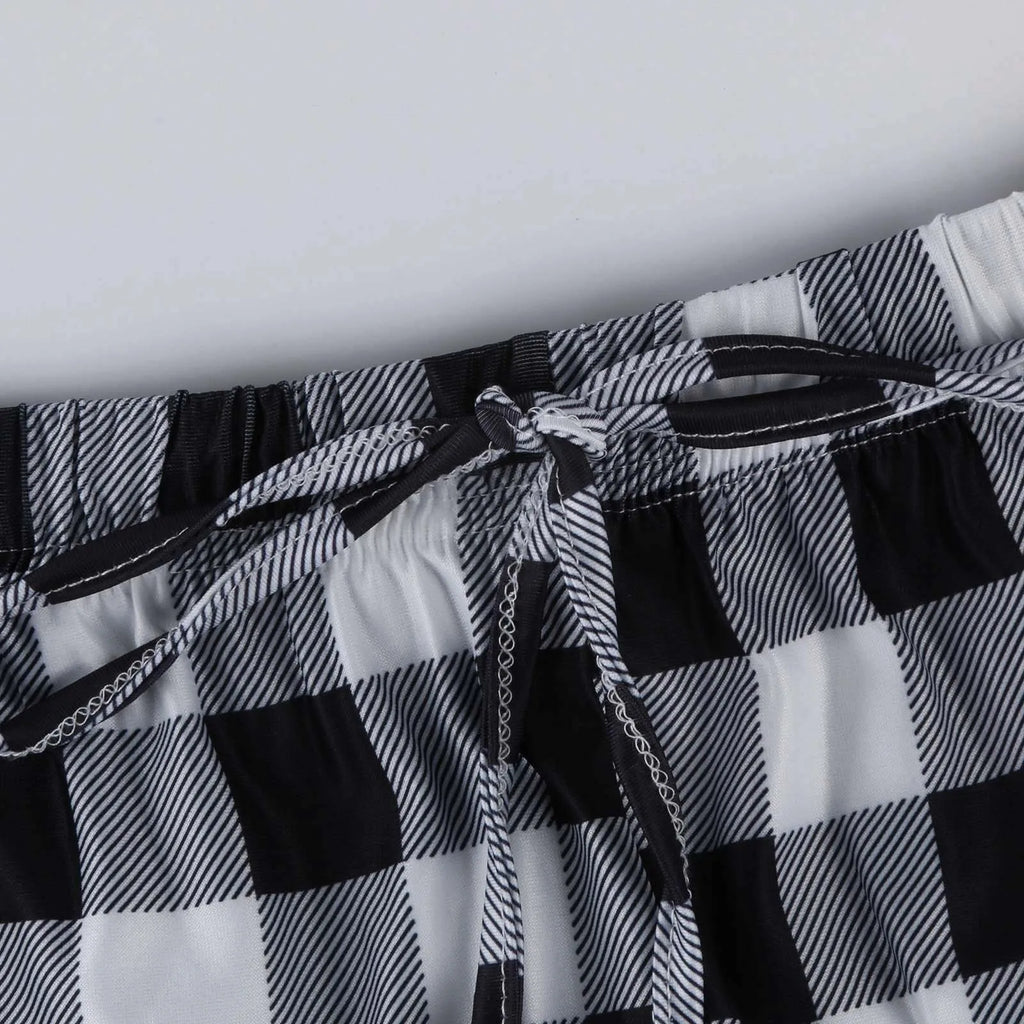 Women Christmas Pajama pants Autumn Winter Plaid Printed Pants - MERGE.DAY.1.FREESTYLE