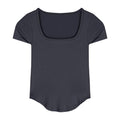 Pure Color Slim Short Sleeve Tees Women 2022 Summer Y2k Crop Fashion Sexy Blouse - MERGE.DAY.1.FREESTYLE