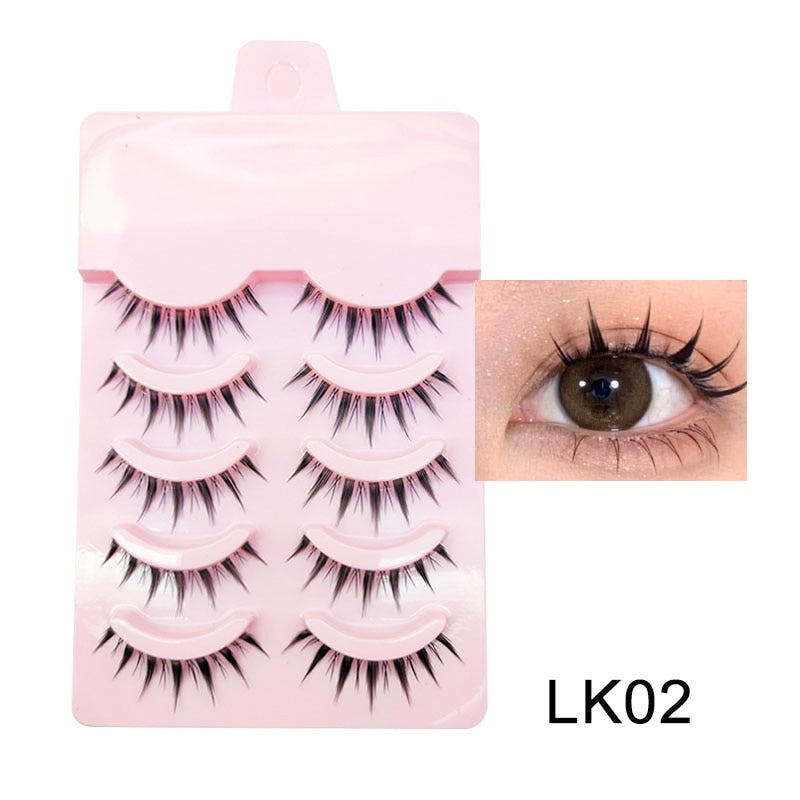 Manga Lashes Soft Natural Eyelashes Thick False Eyelashes - MERGE.DAY.1.FREESTYLE