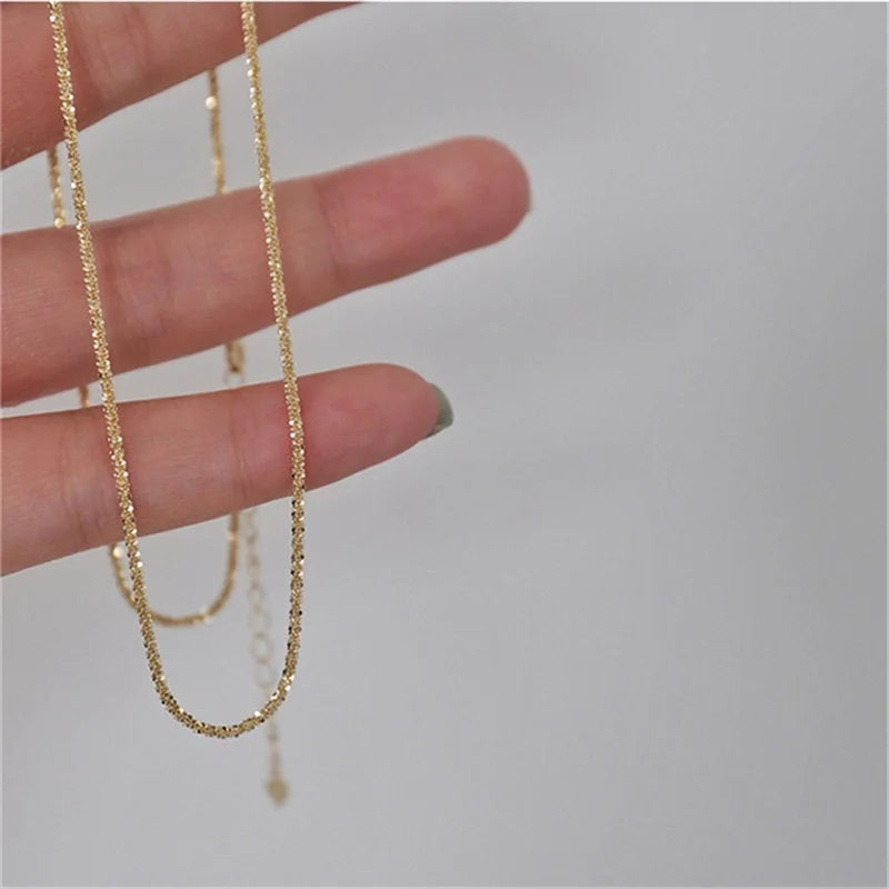 Simple Creative V-shaped Necklace For Women Flat Snake Chain Choker - MERGE.DAY.1.FREESTYLE