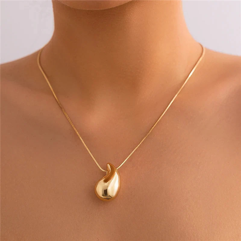 Simple Creative V-shaped Necklace For Women Flat Snake Chain Choker - MERGE.DAY.1.FREESTYLE