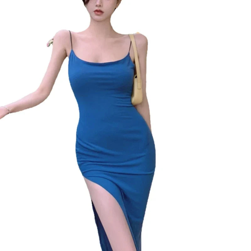 High Split Senior Medium Long Package Hip Slim Skirt - MERGE.DAY.1.FREESTYLE
