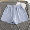 High Waist Pants With Pocket Yoga Shorts Women Sports Short Bottoms - MERGE.DAY.1.FREESTYLE