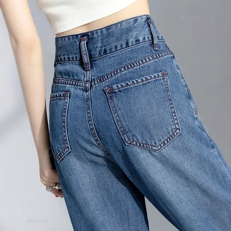High Street Mopping Trousers Loose Straight Pants - MERGE.DAY.1.FREESTYLE