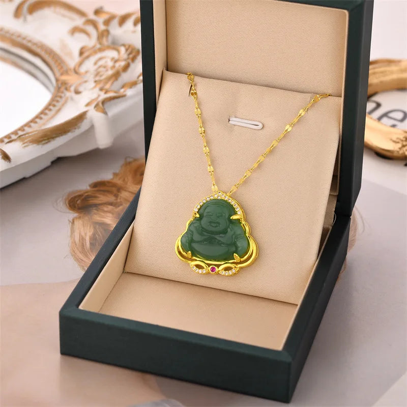 Jade Buddha Pendant - MERGE.DAY.1.FREESTYLE