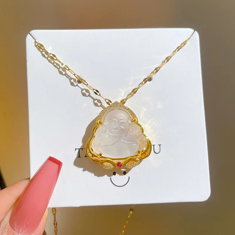 Jade Buddha Pendant - MERGE.DAY.1.FREESTYLE