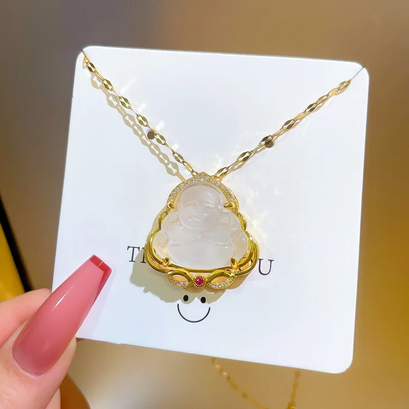 Jade Buddha Pendant - MERGE.DAY.1.FREESTYLE
