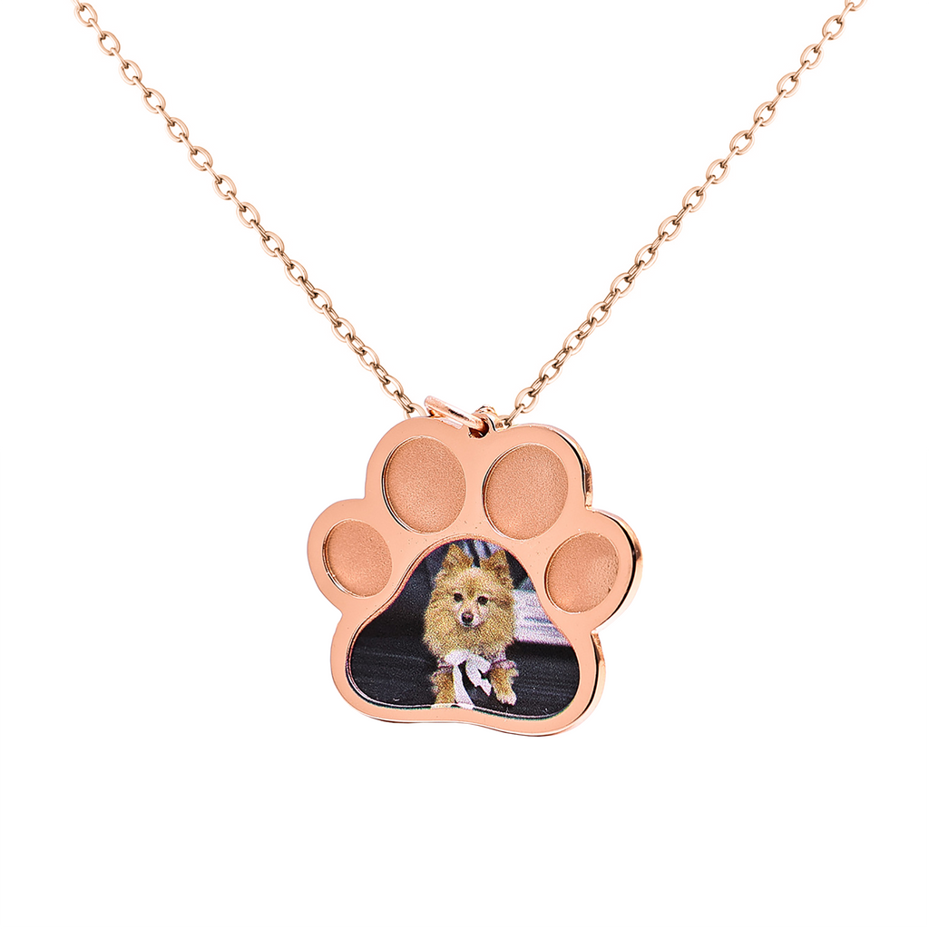 Custom Photo Memorial Jewelry Dog Paw Necklaces Cat Gift - MERGE.DAY.1.FREESTYLE