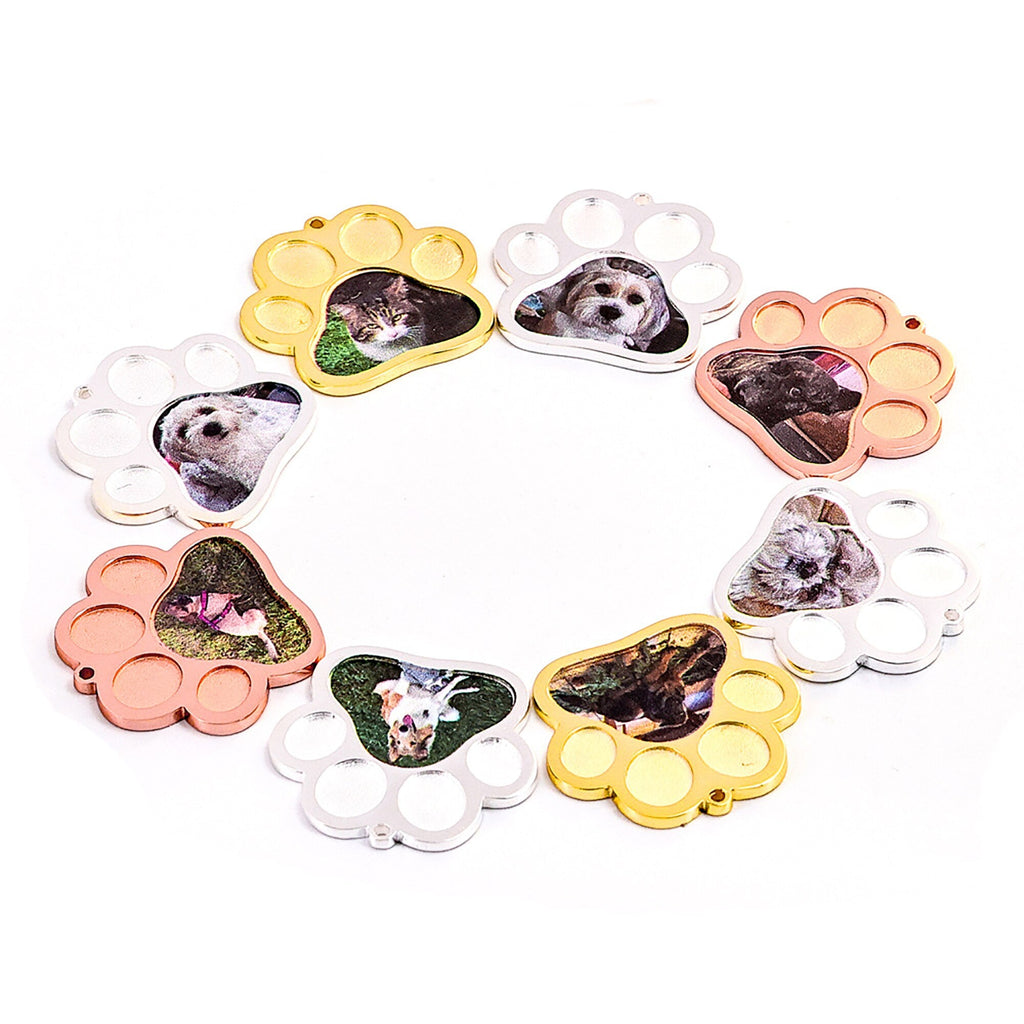 Custom Photo Memorial Jewelry Dog Paw Necklaces Cat Gift - MERGE.DAY.1.FREESTYLE