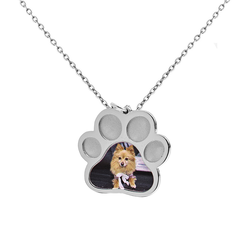 Custom Photo Memorial Jewelry Dog Paw Necklaces Cat Gift - MERGE.DAY.1.FREESTYLE