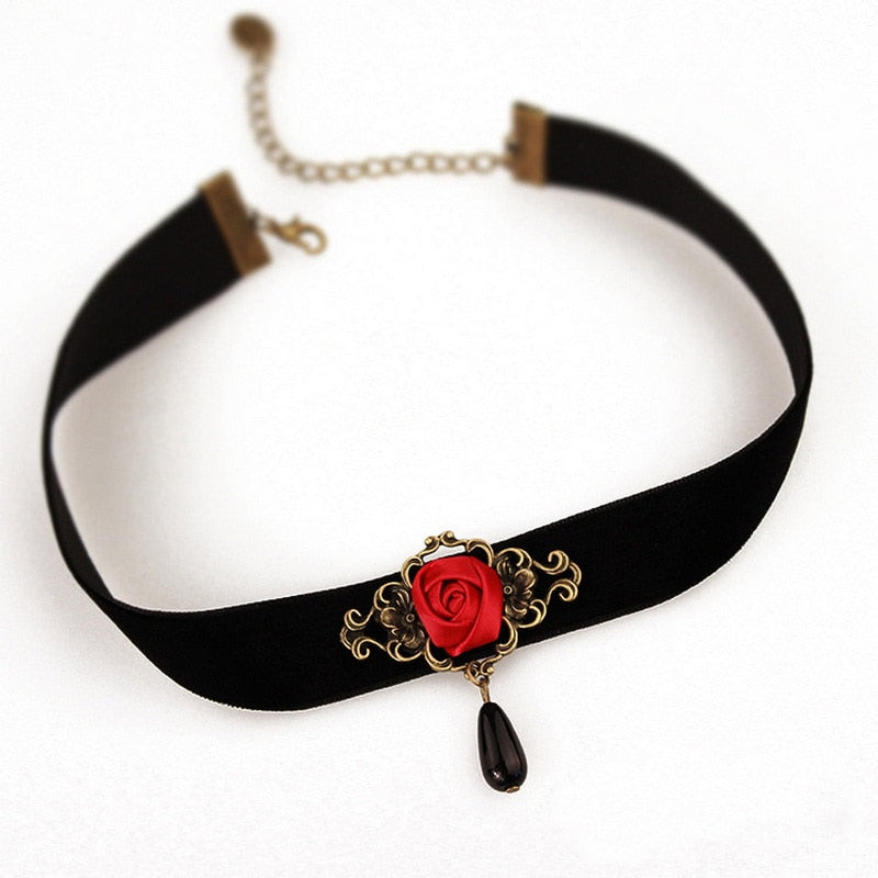 New Punk Gothic PU Leather Choker Chain Heart Buckle Collar Necklace - MERGE.DAY.1.FREESTYLE
