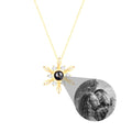 Snowflake Shaped Projection Necklace Photo Charming Jewelry Memorial Gifts - MERGE.DAY.1.FREESTYLE