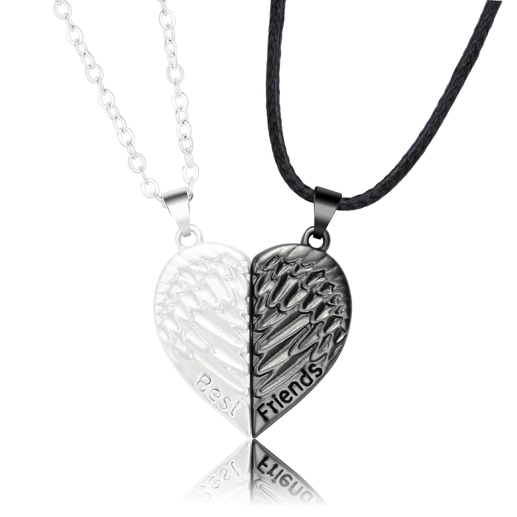 2Pcs Magnetic Heart Couple Necklace For Women Valentine's Day Chain - MERGE.DAY.1.FREESTYLE