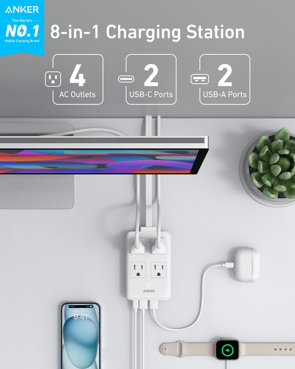 Anker Charging Station (8-in-1, 20W) - MERGE.DAY.1.FREESTYLE