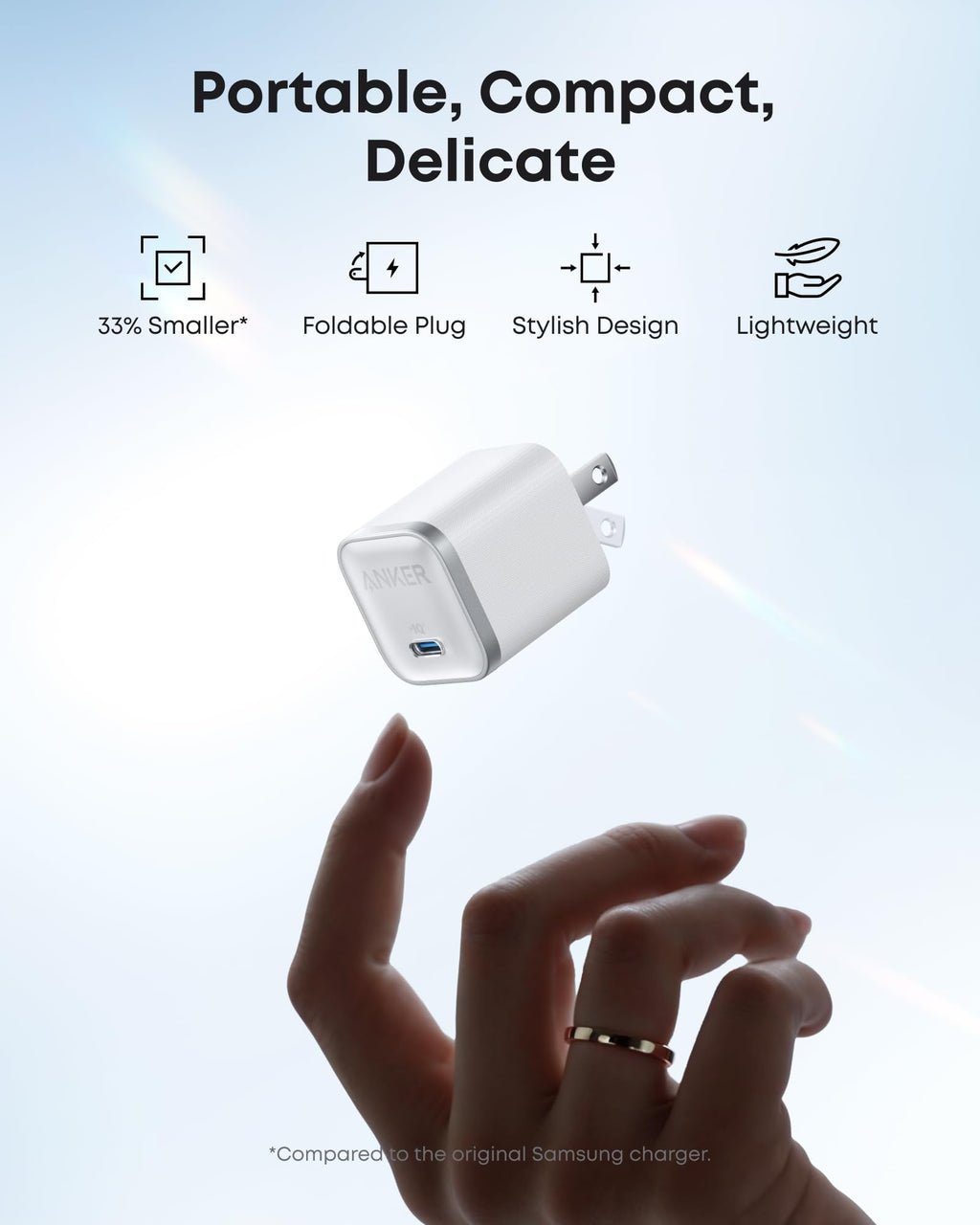 Anker Nano Charger (45W) with USB-C to USB-C Cable - MERGE.DAY.1.FREESTYLE
