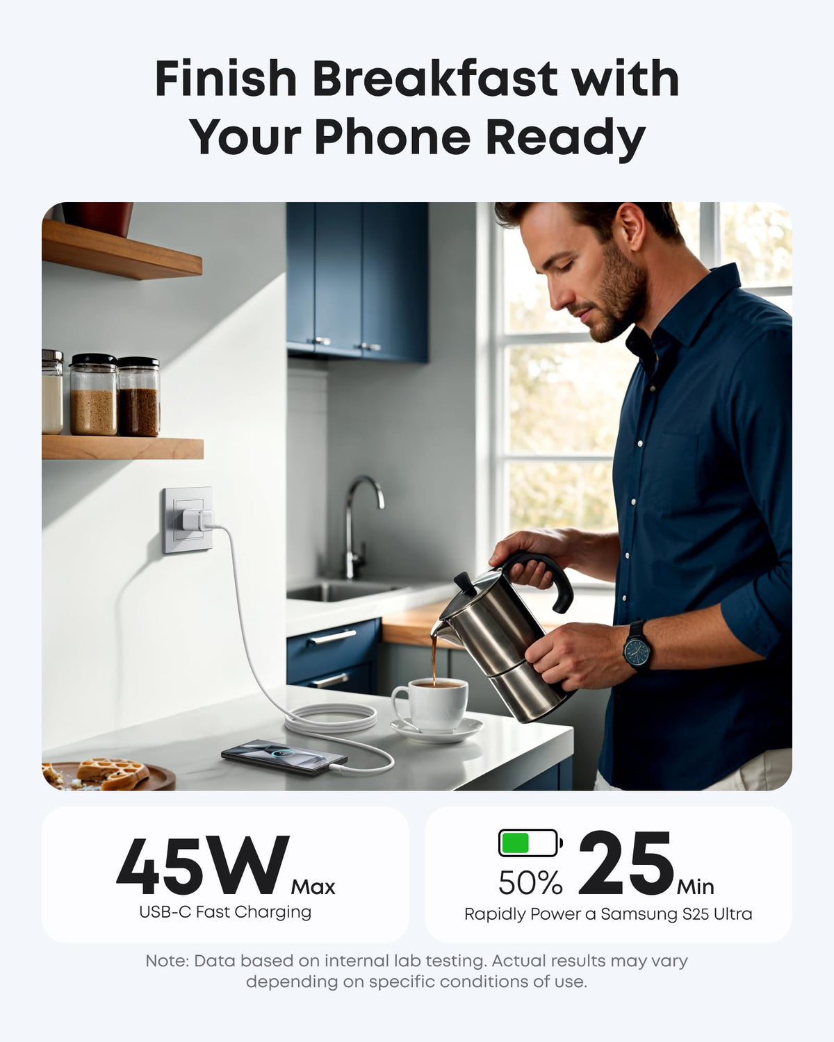 Anker Nano Charger (45W) with USB-C to USB-C Cable - MERGE.DAY.1.FREESTYLE
