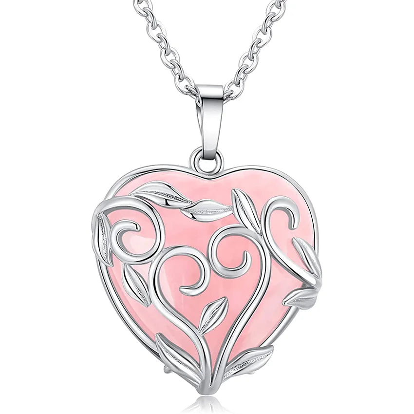 rose quartz pendant - MERGE.DAY.1.FREESTYLE