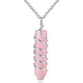 rose quartz pendant - MERGE.DAY.1.FREESTYLE