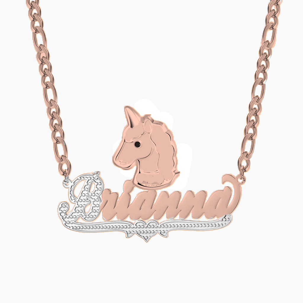 Unicorn Personalized Custom Name Necklace - MERGE.DAY.1.FREESTYLE