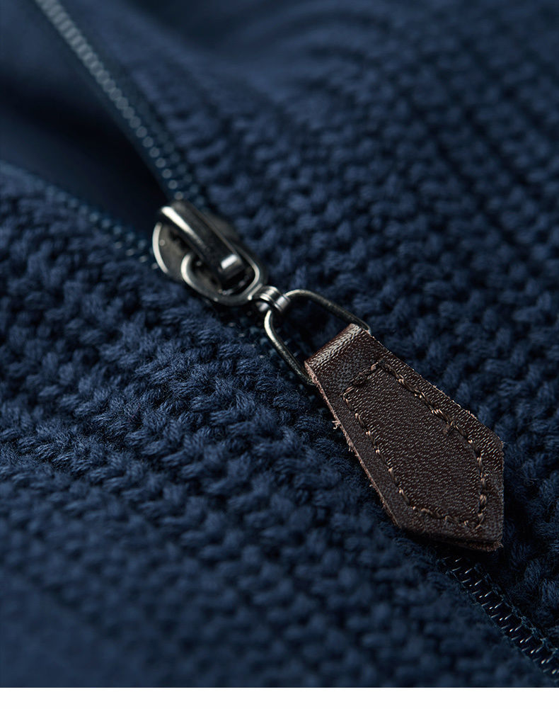 2024 half-high collar zipper sweater - MERGE.DAY.1.FREESTYLE