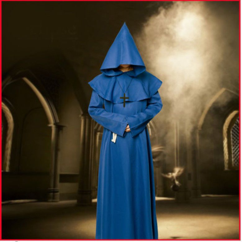 Halloween costume medieval monk cloak suit - MERGE.DAY.1.FREESTYLE