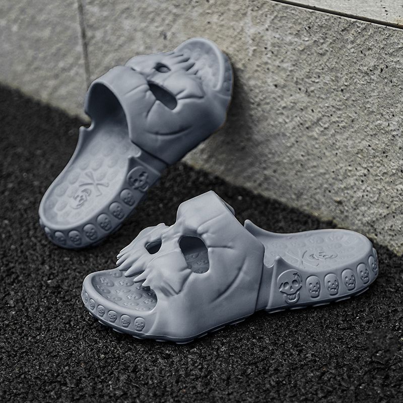 Halloween skull slippers - MERGE.DAY.1.FREESTYLE
