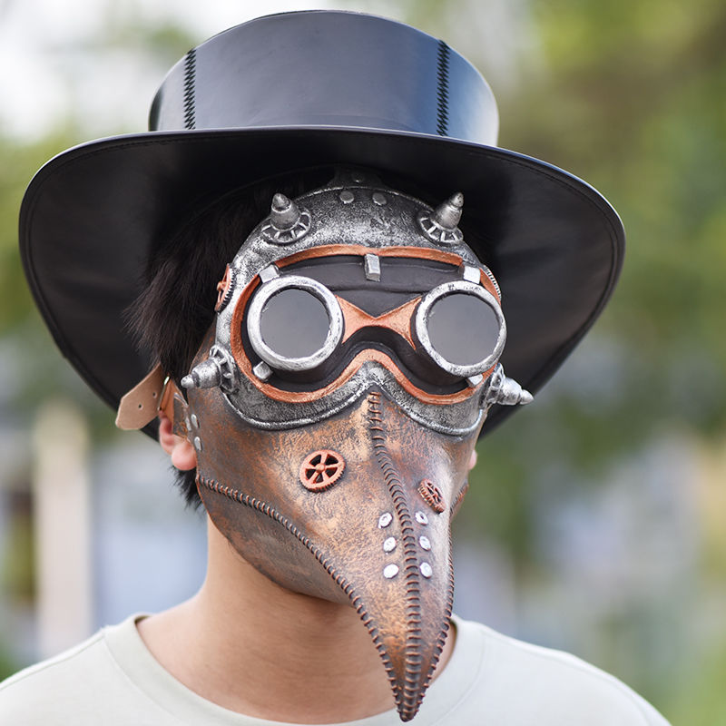 Halloween punk plague crow headgear - MERGE.DAY.1.FREESTYLE