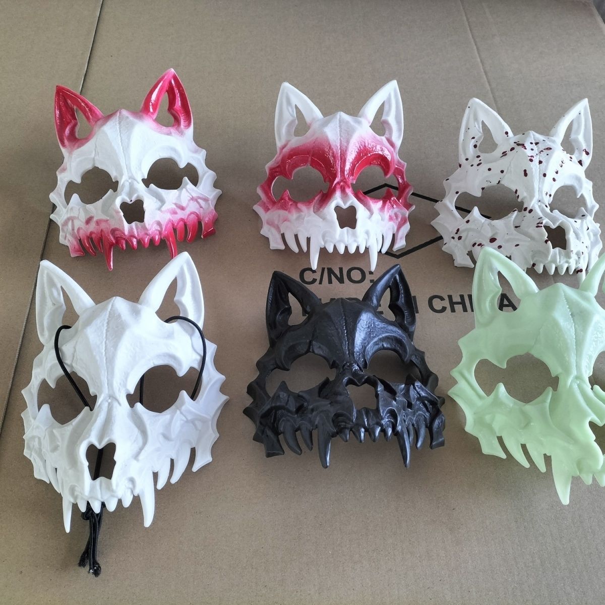 Halloween tiger half-face mask - MERGE.DAY.1.FREESTYLE