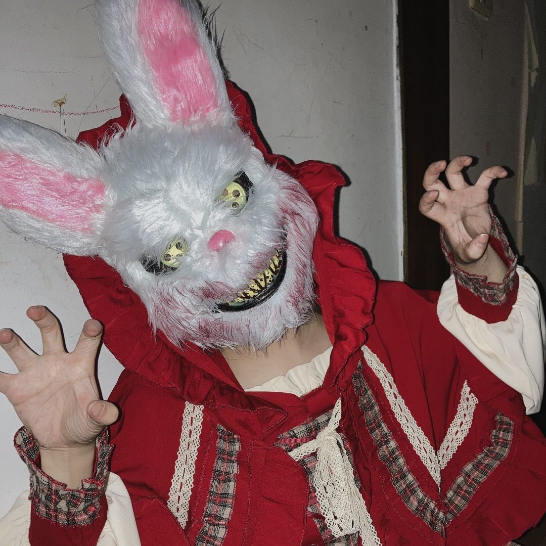 Halloween bloody rabbit mask - MERGE.DAY.1.FREESTYLE