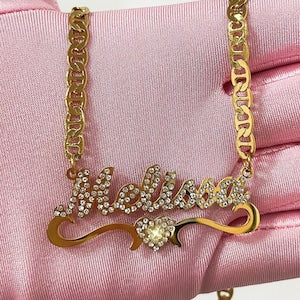 Personalized Crystal Diamond Name Necklace Gift For Women Girfriend - MERGE.DAY.1.FREESTYLE
