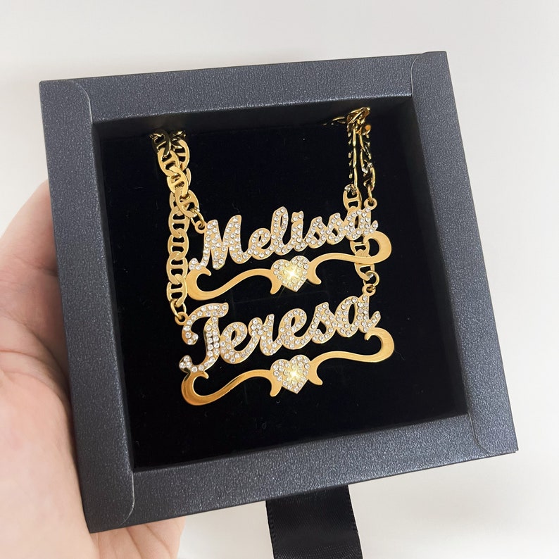Personalized Crystal Diamond Name Necklace Gift For Women Girfriend - MERGE.DAY.1.FREESTYLE