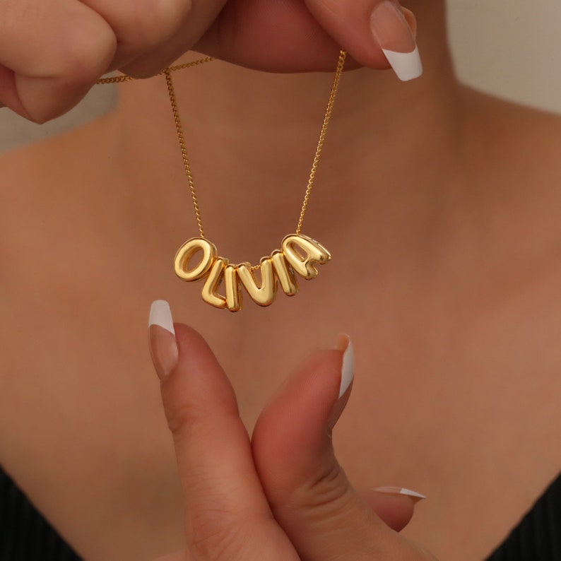 bubble name necklace - MERGE.DAY.1.FREESTYLE