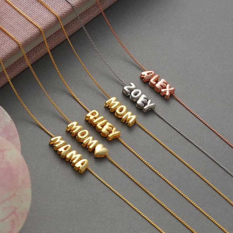 bubble name necklace - MERGE.DAY.1.FREESTYLE