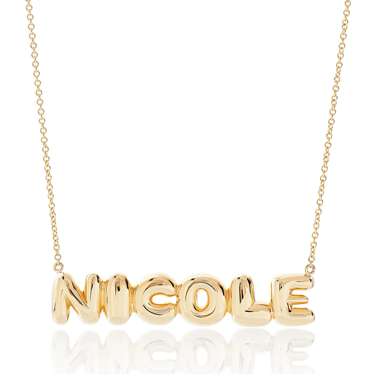 large bubble letter name necklace - MERGE.DAY.1.FREESTYLE