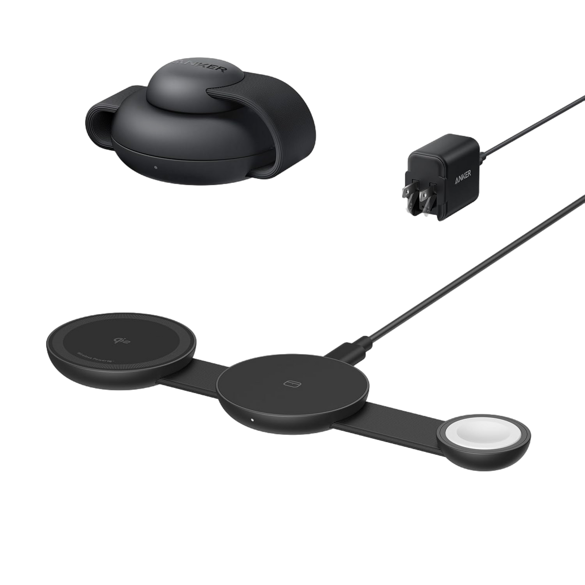 Anker MagGo Wireless Charging Station (3-in-1, Foldable Pad) - MERGE.DAY.1.FREESTYLE