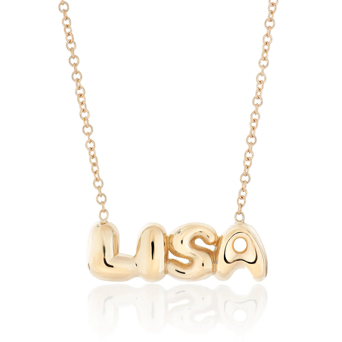 bubble letter name necklace - MERGE.DAY.1.FREESTYLE
