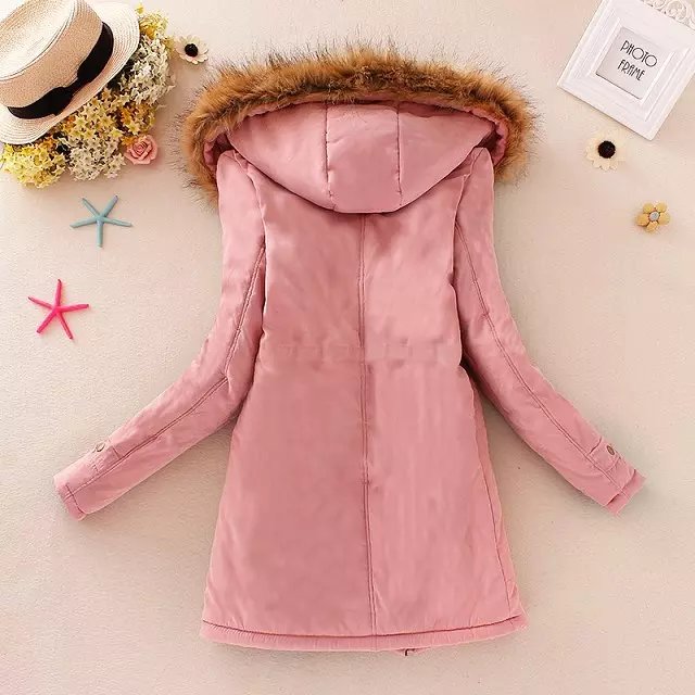 Winter Jacket Women Thick Warm Hooded Parka Mujer Cotton Padded Coat - MERGE.DAY.1.FREESTYLE