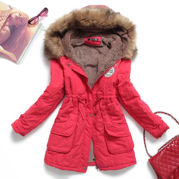 Winter Jacket Women Thick Warm Hooded Parka Mujer Cotton Padded Coat - MERGE.DAY.1.FREESTYLE