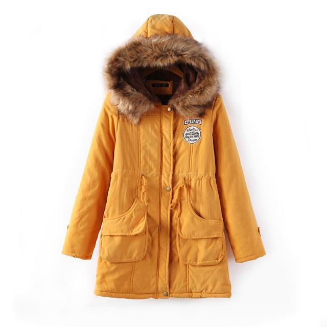 Winter Jacket Women Thick Warm Hooded Parka Mujer Cotton Padded Coat - MERGE.DAY.1.FREESTYLE